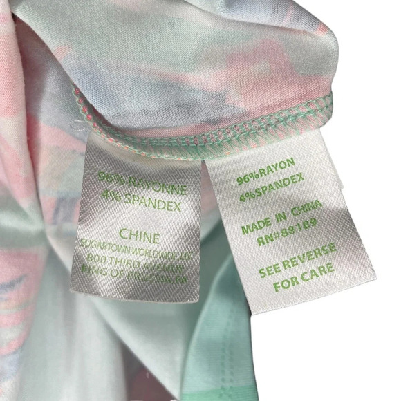 Lilly Pulitzer Sloane Maxi Dress Minty Fresh On The Rocks Seashell Size XXS - Picture 5 of 9